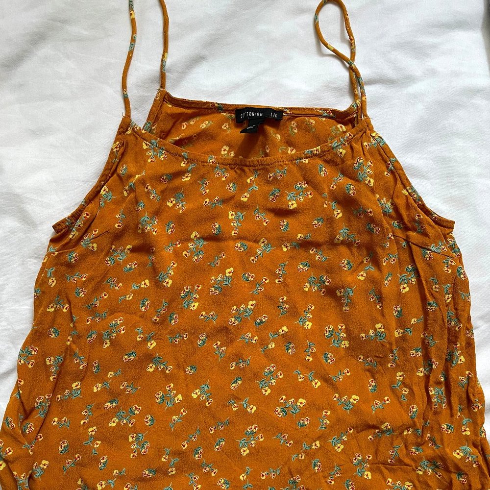 Cute Floral Tank Top
